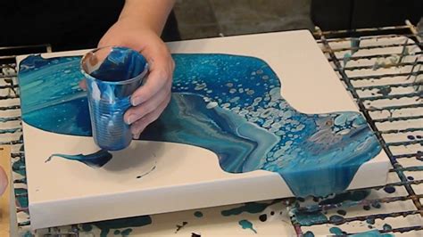 acrylic paint for dripping techniques